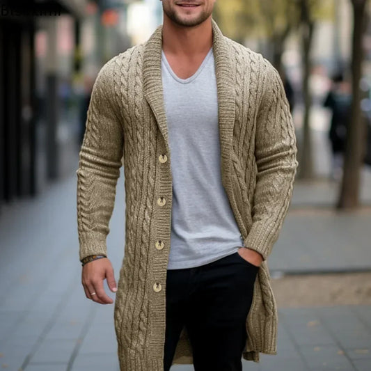 2024 Men's Slim Fit Knitting Cardigan Jacket