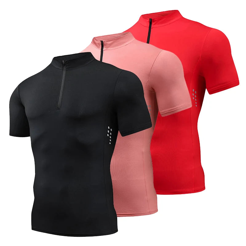 Half-Zip Quick-Dry Running Shirt