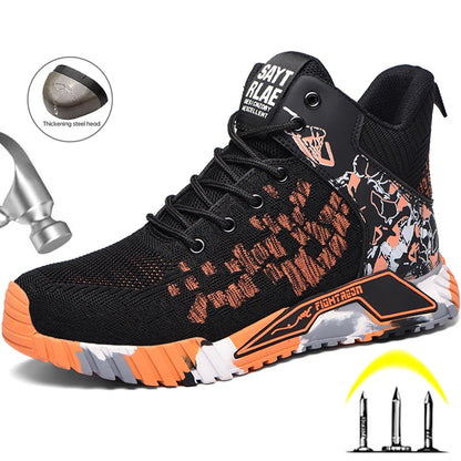 Lightweight Steel Toe Work Sneakers