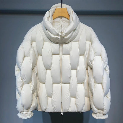 Winter Luxury High Collar Padded Parka