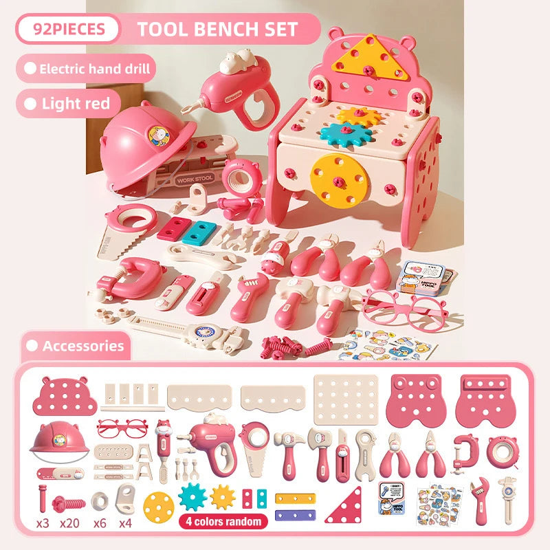 Elite™ Kids Electric Drill Builder Set – Creative Assembly Toy