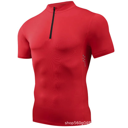 Half-Zip Quick-Dry Running Shirt