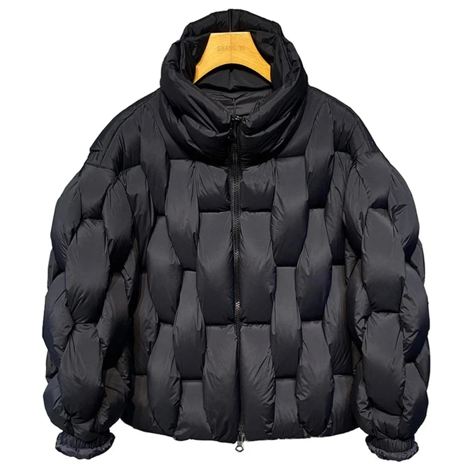 Winter Luxury High Collar Padded Parka