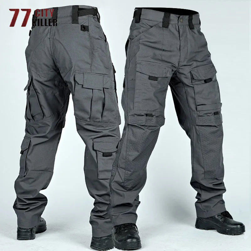 Tactical Cargo Pants with Multi-Pockets