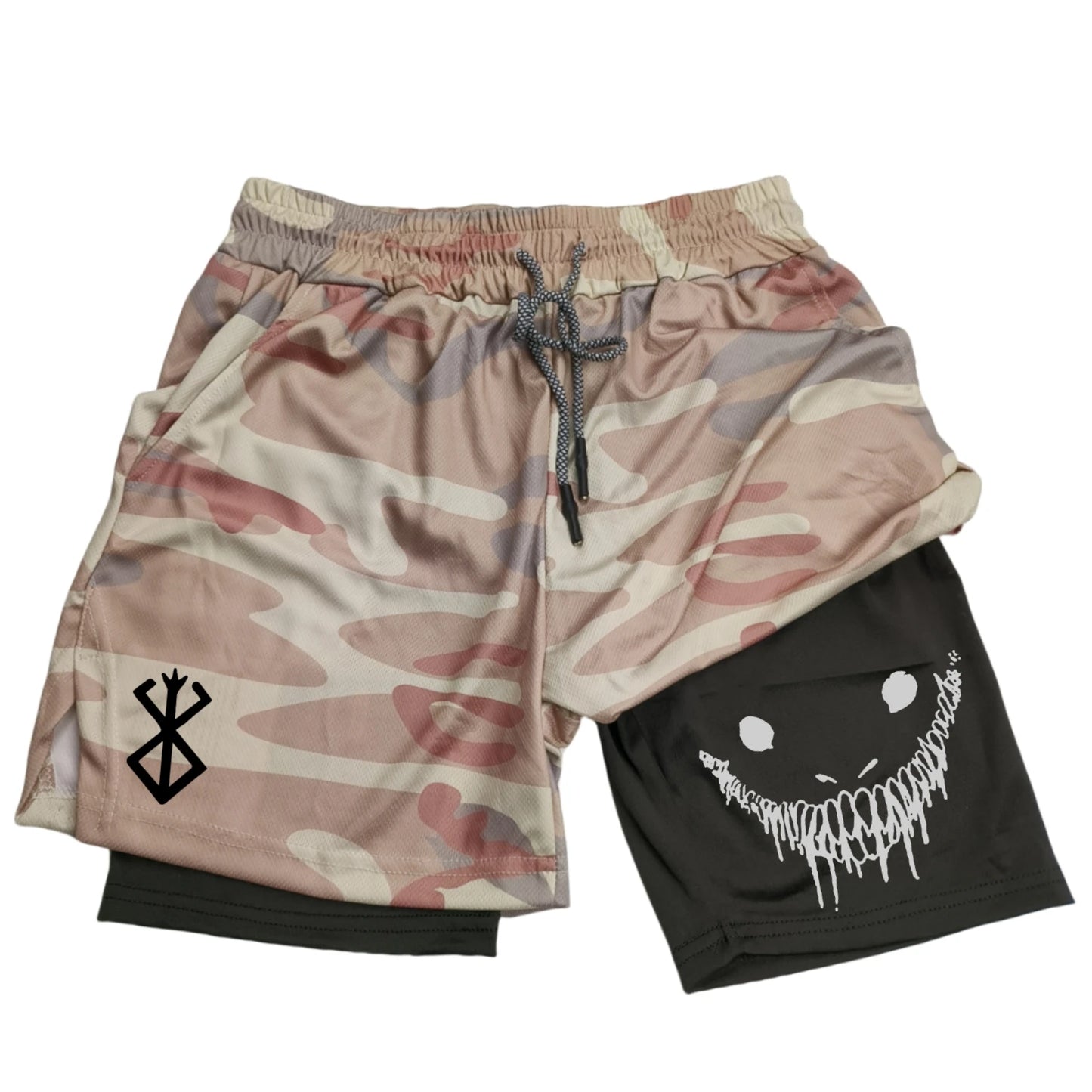 Anime Berserk 2-in-1 Running Shorts