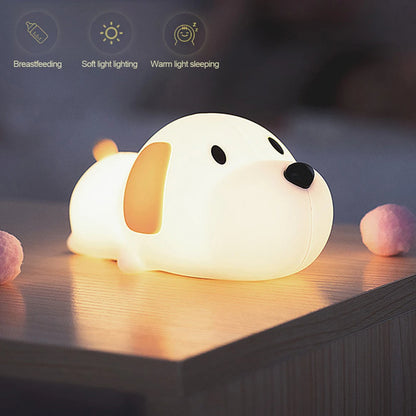 🐶 Puppy Silicone Dog Night Light