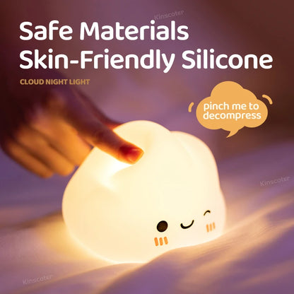 Cloud Pat Pat Night Light ☁️✨