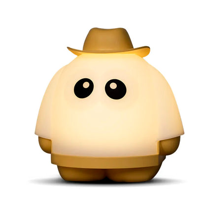 🕵️‍♂️ Detective Ghost Silicone Night Light