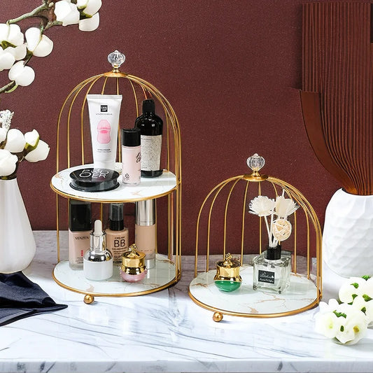 Birdcage Cosmetic Organizer