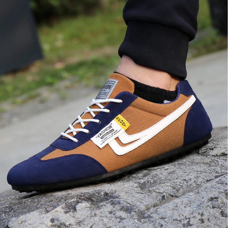 Men's Low-Top Korean Style Canvas Sneakers