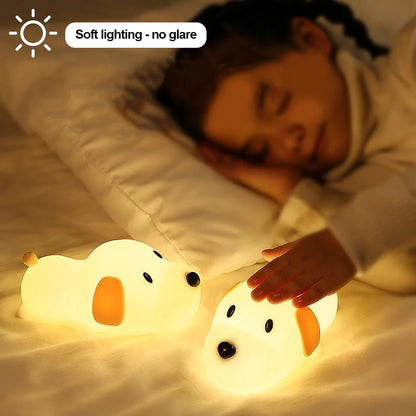 🐶 Puppy Silicone Dog Night Light