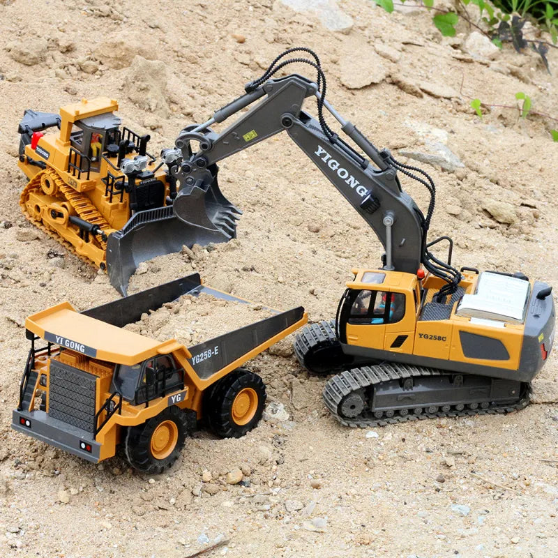 Remote Control Bulldozer & Excavator