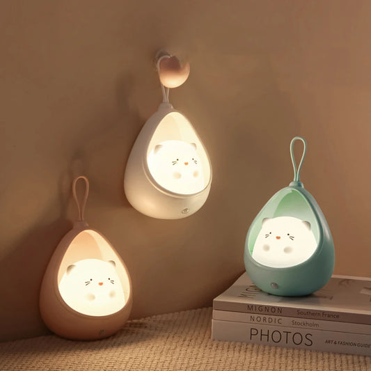 Smart Motion Cat Night Light 🐾💡