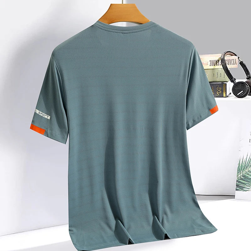 Men's Summer Ice Silk T-Shirt