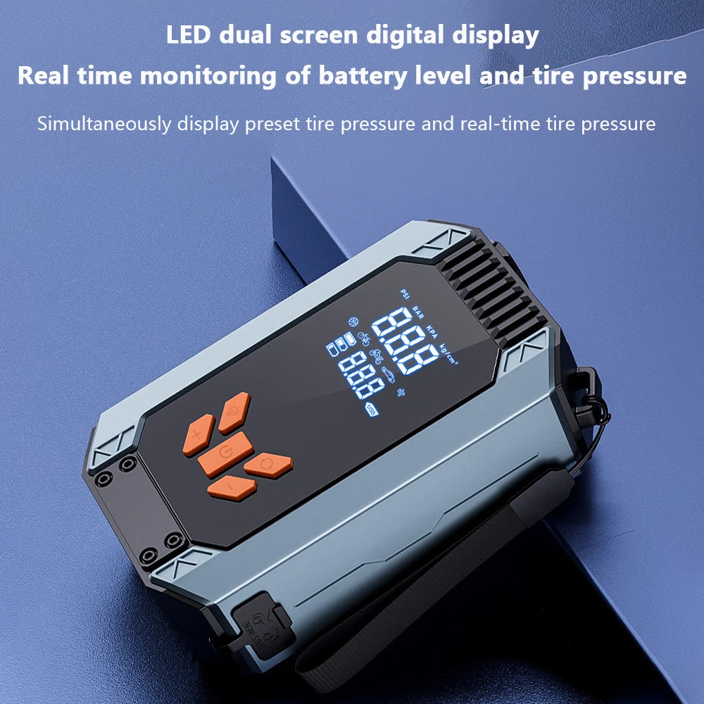 Dual LED Display for Battery & Tire Pressure Monitoring