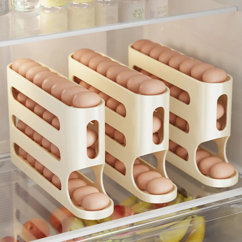 4-Layer Automatic Egg Storage Rack