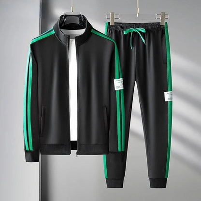 Patchwork Slim Tracksuit