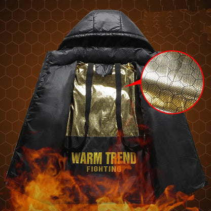 2024 Luxury Fashion Thicken Cotton Parka for Men