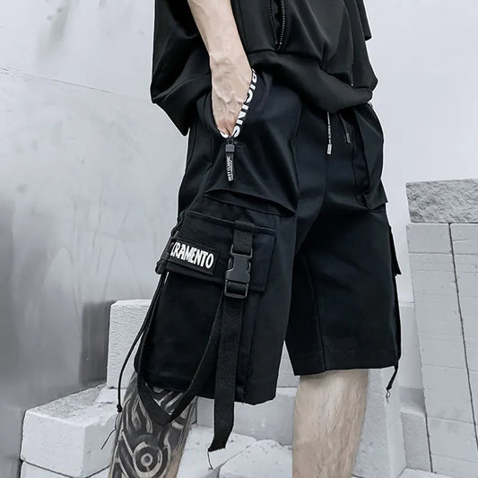 Harajuku Techwear Cargo Shorts