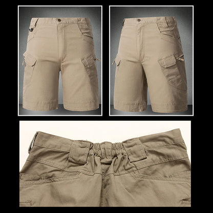 Summer Waterproof Multi-Pocket Cargo Shorts