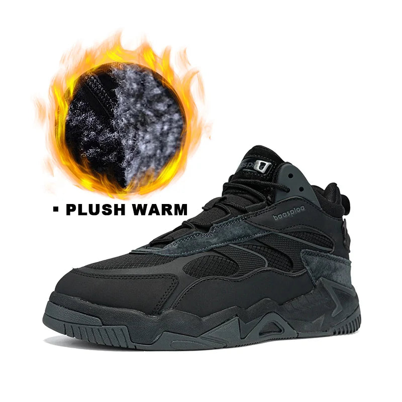 Winter Leather Waterproof Sneakers