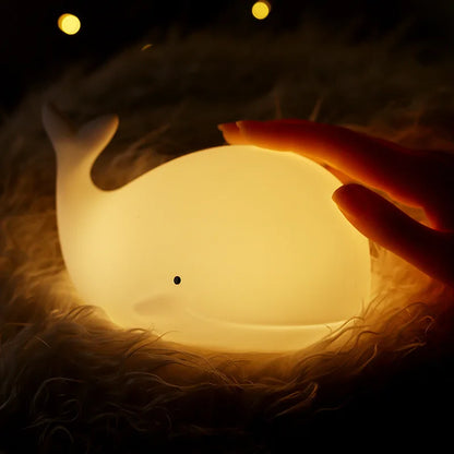 Whale Silicone Night Light 🐳🌙