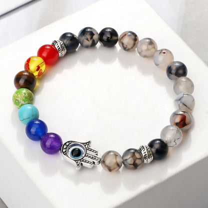 7 Chakra Natural Stone Bracelets