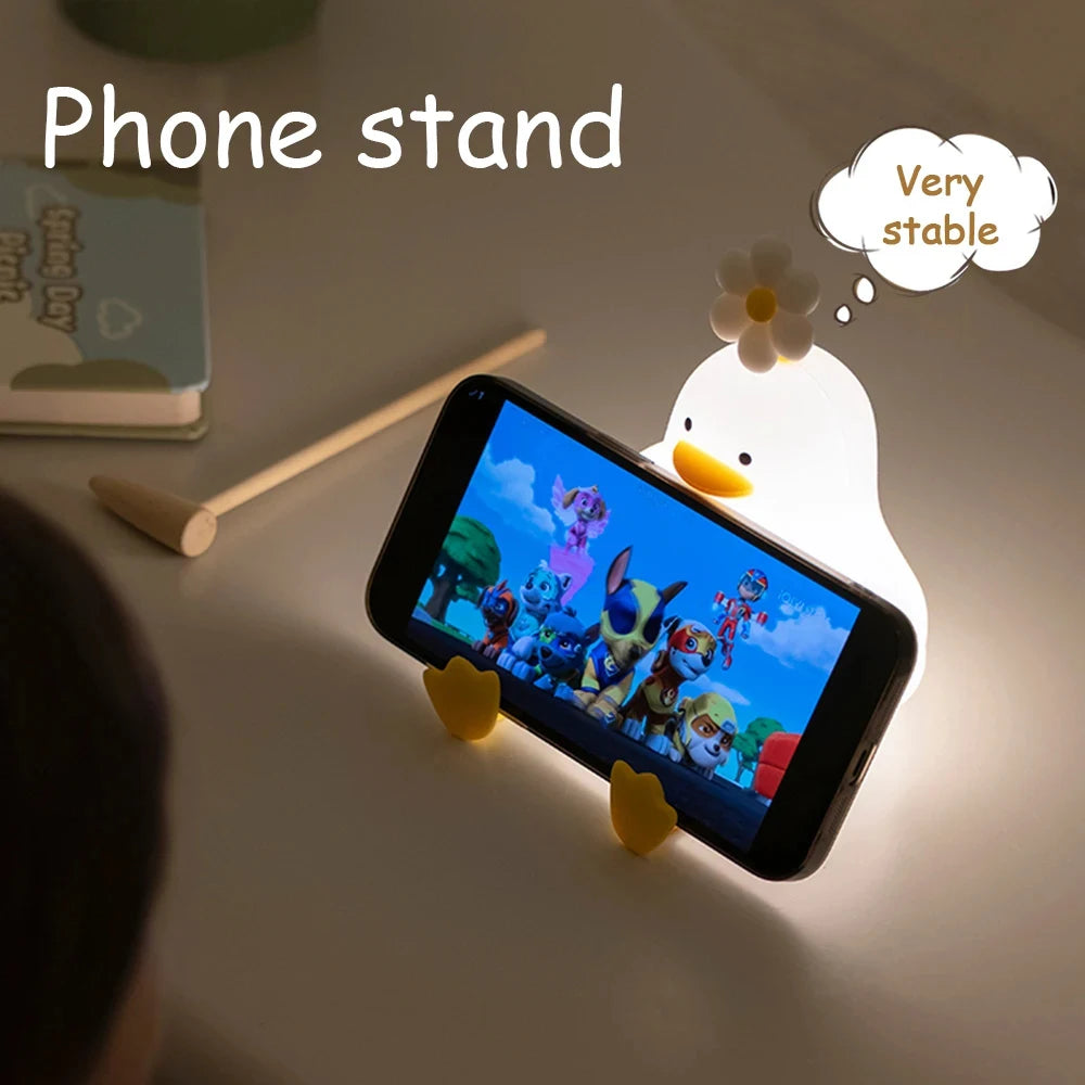 Silicone Duck Touch Lamp 🐤✨