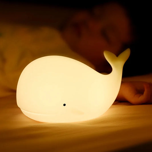 Whale Silicone Night Light 🐳🌙