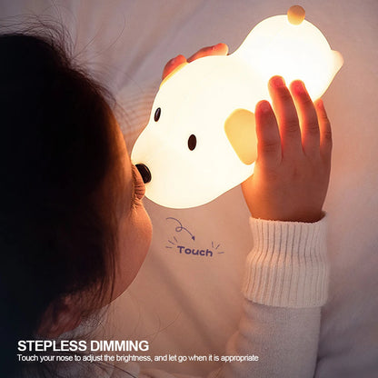 🐶 Puppy Silicone Dog Night Light