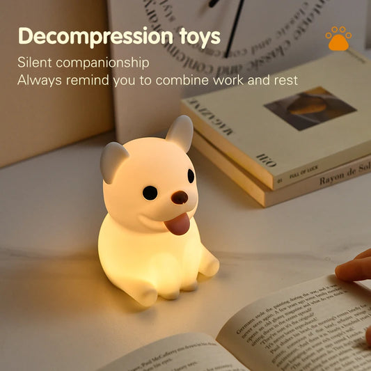 Bulldog Silicone Night Light