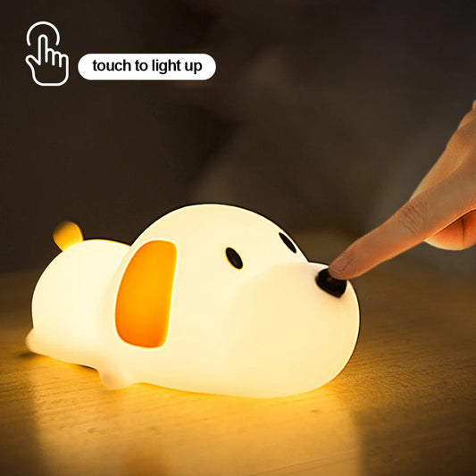 🐶 Puppy Silicone Dog Night Light
