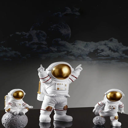 Astronaut Figure Statue Set