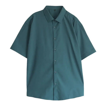 Luxury Business Casual Green Shirt