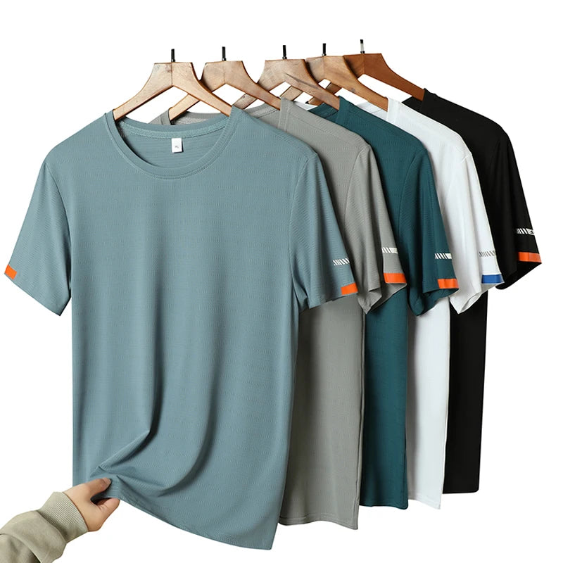 Men's Summer Ice Silk T-Shirt