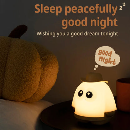 🕵️‍♂️ Detective Ghost Silicone Night Light