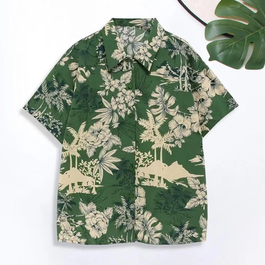 Trendy Quick-Dry Floral Hawaiian Shirt