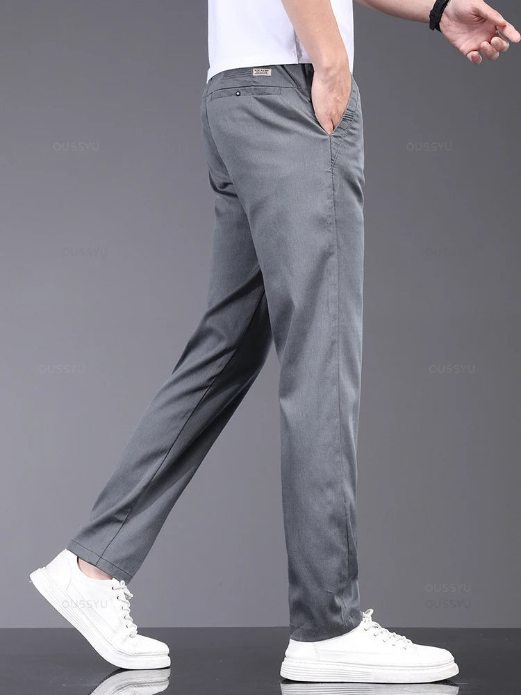 Brand Lyocell Fabric Casual Pants