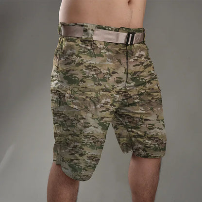 Summer Waterproof Multi-Pocket Cargo Shorts