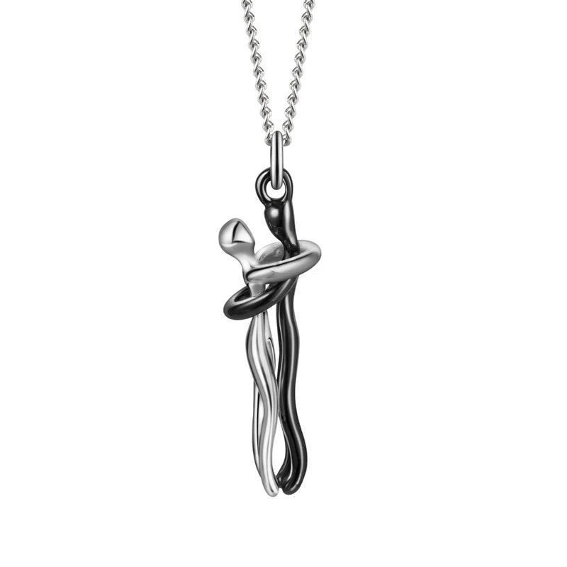 💞 Eternal Embrace Couple Necklace