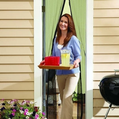 Magnetic Mesh Screen Door