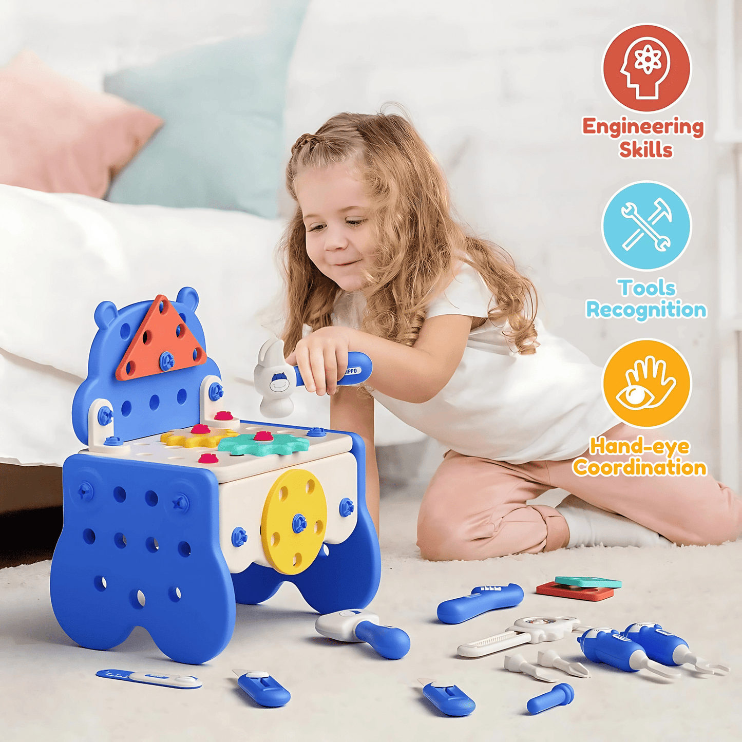 Elite™ Kids Electric Drill Builder Set – Creative Assembly Toy