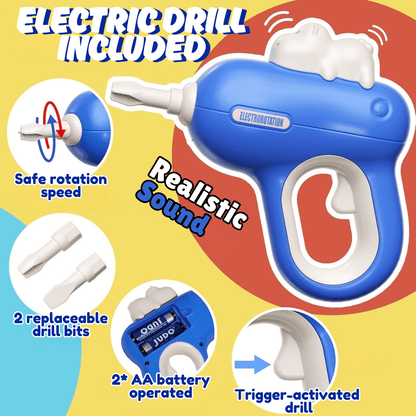 Elite™ Kids Electric Drill Builder Set – Creative Assembly Toy