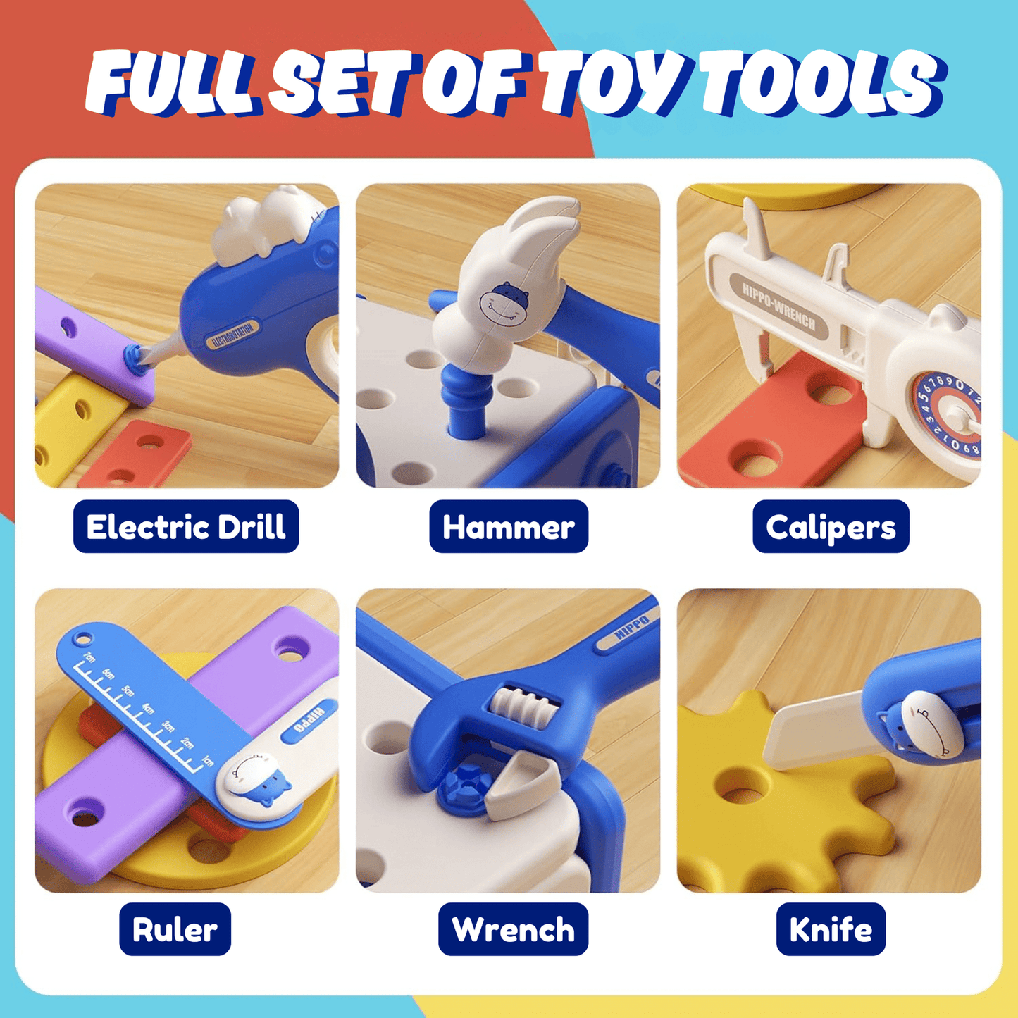 Elite™ Kids Electric Drill Builder Set – Creative Assembly Toy