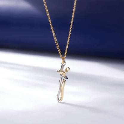 💞 Eternal Embrace Couple Necklace